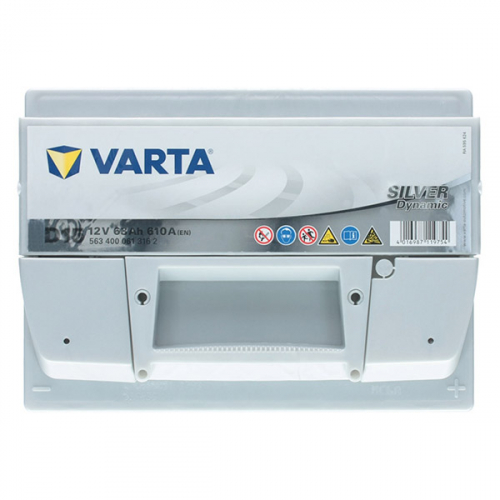 Автомобильный аккумулятор Varta 63Ah 610A Silver Dynamic D15 R+ - 4