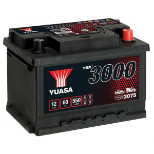 Автомобильный аккумулятор Yuasa 60Ah 550A YBX3075 R+