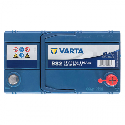 Автомобільний акумулятор Varta 45Ah 330A Blue Dynamic B32 R+ - 4