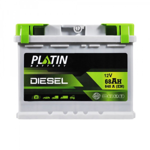 Автомобільний акумулятор Platin Silver Diesel 68Ah 640A R+