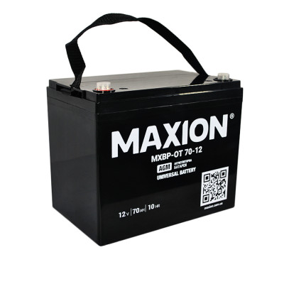 AGM акумулятор Maxion 12V 70Ah OT 70-12 - 2