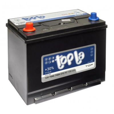 Автомобільний акумулятор Topla 75Ah 740A TOP Japan L+ - 1