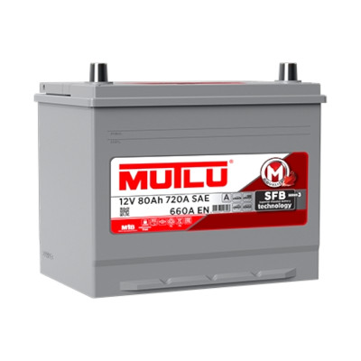 Автомобільний акумулятор Mutlu SFB 80Ah 660A Asia R+ - 1