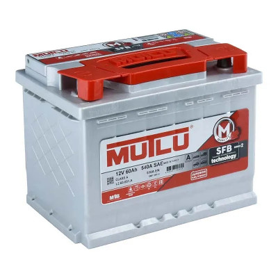 Автомобільний акумулятор Mutlu SFB 60Ah 510A R+ - 2