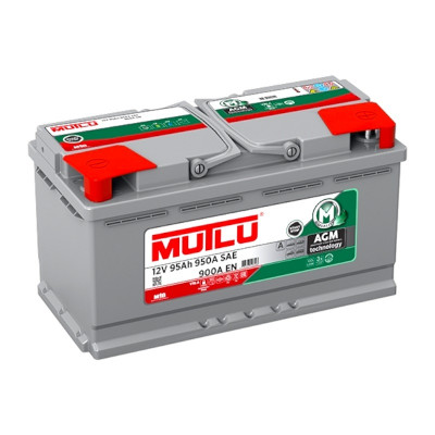Автомобильный аккумулятор Mutlu AGM 95Ah 900A R+ - 2