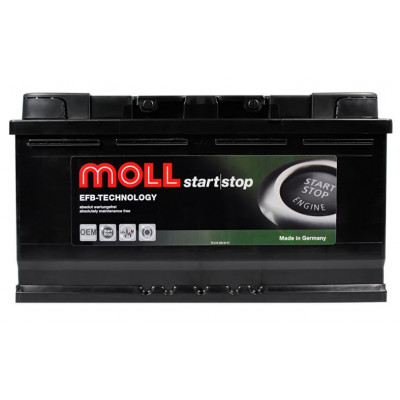 Автомобільний акумулятор Moll 94Ah 860A EFB R+ - 1