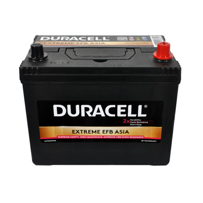 Автомобільний акумулятор Duracell 70Ah 680A EFB Asia Extreme DE70EFB R+ - 2
