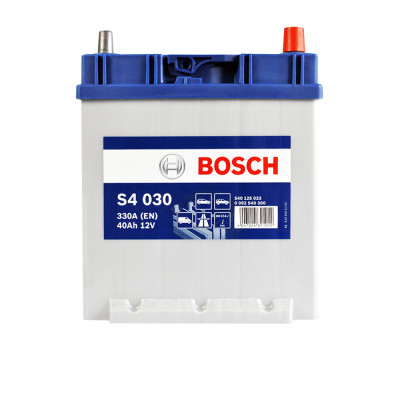 Автомобильный аккумулятор Bosch 40Ah 330A S4 030 R+ - 1