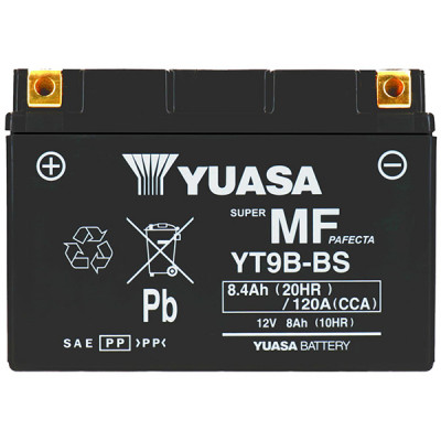 Мото акумулятор Yuasa 8Ah YT9B-BS - 3