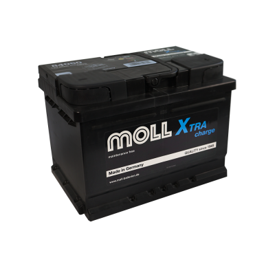 Автомобільний акумулятор Moll 64Ah 620A X-tra Charge R+ - 2