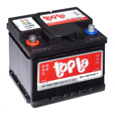 Автомобильный аккумулятор Topla 45Ah 420A Energy L+ - 1