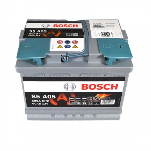 Автомобильный аккумулятор Bosch 60Ah 680A S5 A05 AGM R+ - 3