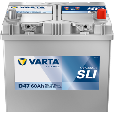 Автомобильный аккумулятор Varta 60Ah 540A Blue Dynamic D47 R+ - 2
