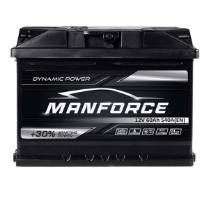 Автомобильный аккумулятор Manforce 60Ah 540A L+