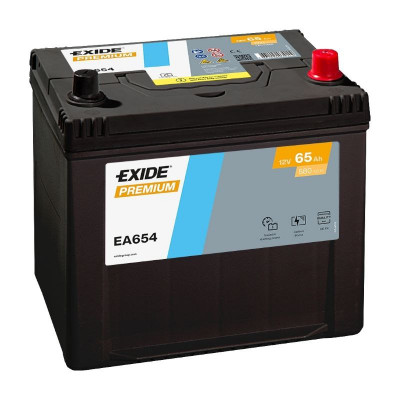 Автомобільний акумулятор Exide 65Ah 580A Premium EA654 R+ - 1 Автомобільний акумулятор Exide 65Ah 580A Premium EA654 R+ - 1