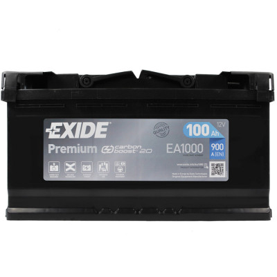Автомобильный аккумулятор Exide 100Ah 900A Premium EA1000 R+ - 3