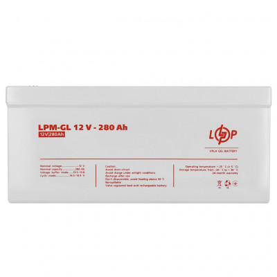 Гелевый аккумулятор LogicPower 12V 280Ah LPM-GL 12-280 - 3
