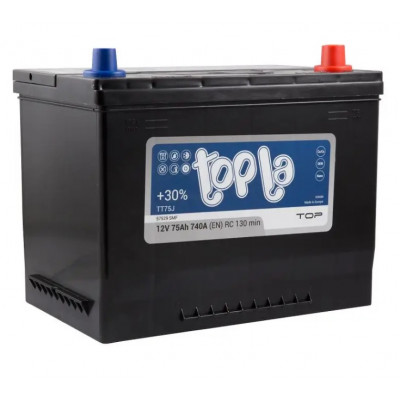 Автомобильный аккумулятор Topla 75Ah 740A TOP Japan R+ - 1