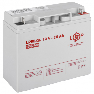 Гелевый аккумулятор LogicPower 12V 20Ah LPM-GL 12-20