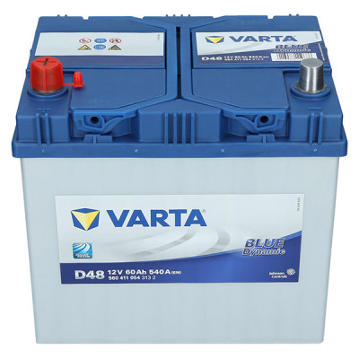 Автомобильный аккумулятор Varta 60Ah 540A Blue Dynamic D48 L+ - 2
