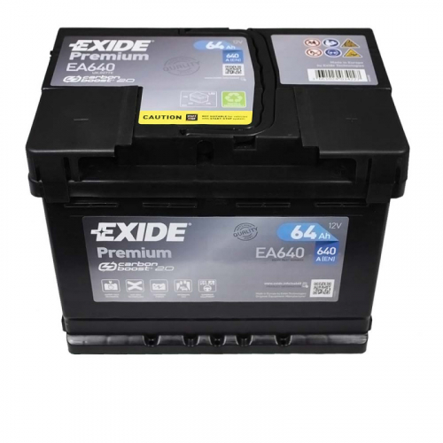 Автомобільний акумулятор Exide 64Ah 640A Premium EA640 R+ - 3