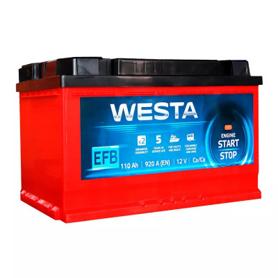 Автомобільний акумулятор Westa 110Ah 920A EFB R+ - 3