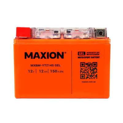 Мото акумулятор Maxion 12Ah YTZ14S GEL - 1