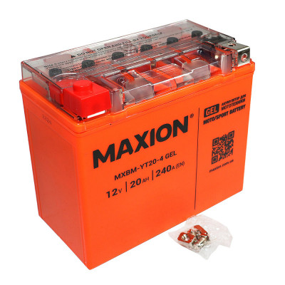 Мото акумулятор Maxion 20Ah YT20-4 GEL - 3
