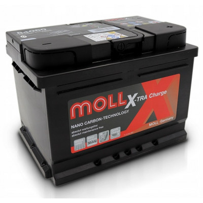 Автомобильный аккумулятор Moll 60Ah 600A X-tra Charge R+ - 2