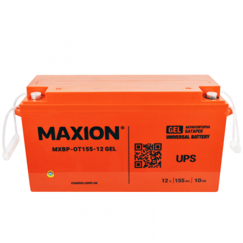 Гелевий акумулятор Maxion 12V 155Ah OT 155-12 GEL - 3