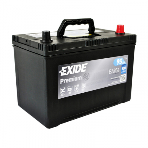 Автомобільний акумулятор Exide 95Ah 800A Premium EA954 R+ - 2