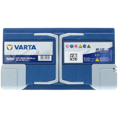 Автомобільний акумулятор Varta 80Ah 800A Blue Dynamic EFB N80 R+ - 4