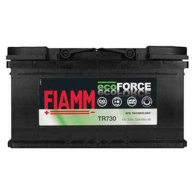 Автомобільний акумулятор Fiamm 75Ah 730A EcoForce AFB TR730 R+ - 3