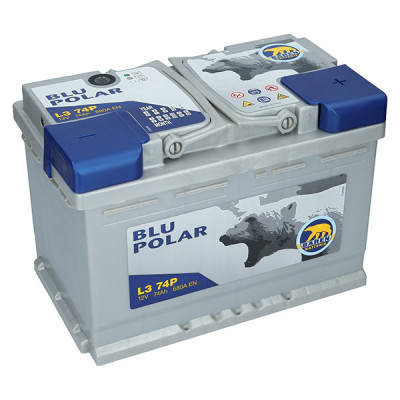 Автомобільний акумулятор Baren 74Ah 680A Blu Polar R+ - 1