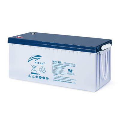 Гелевий акумулятор Ritar 12V 200Ah DG12-200 - 1