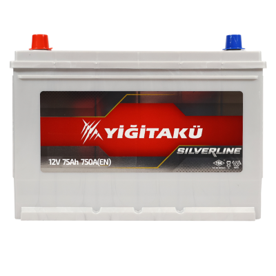 Автомобільний акумулятор Yigitaku Asia 75Ah 750A L+ - 1