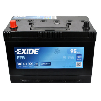 Автомобильный аккумулятор Exide 95Ah 800A Start-Stop EFB EL955 L+ - 3