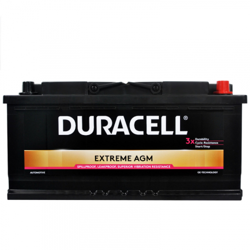 Автомобильный аккумулятор Duracell 105Ah 950A AGM Extreme DE105AGM R+ - 1