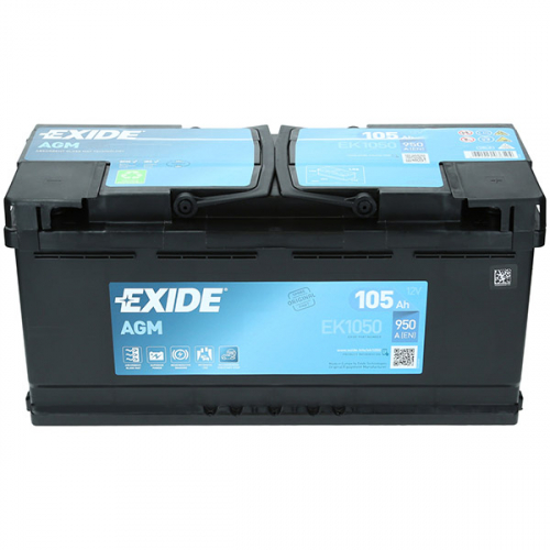 Автомобільний акумулятор Exide 105Ah 950A Start-Stop AGM EK1050 R+ - 3