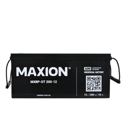 AGM акумулятор Maxion 12V 200Ah OT 200-12 - 1