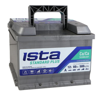 Автомобильный аккумулятор Ista 60Ah 580A Standard L+ - 2