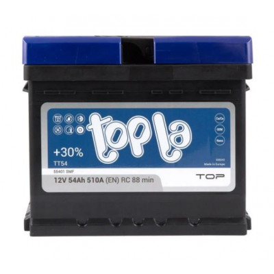 Автомобільний акумулятор Topla 54Ah 510A TOP R+ - 2 Автомобільний акумулятор Topla 54Ah 510A TOP R+ - 2