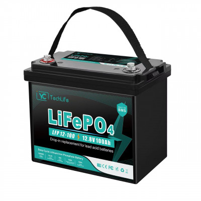 Літієвий акумулятор EverExceed 12V 100Ah YCTechLife LFP 12-100 LifePO4 - 1