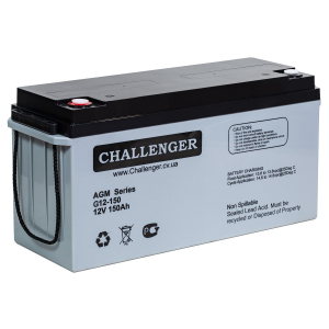 Гелевый аккумулятор Challenger 12V 150Ah G12-150