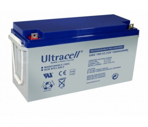 Гелевий акумулятор Ultracell 12V 150Ah UCG150-12 GEL - 1